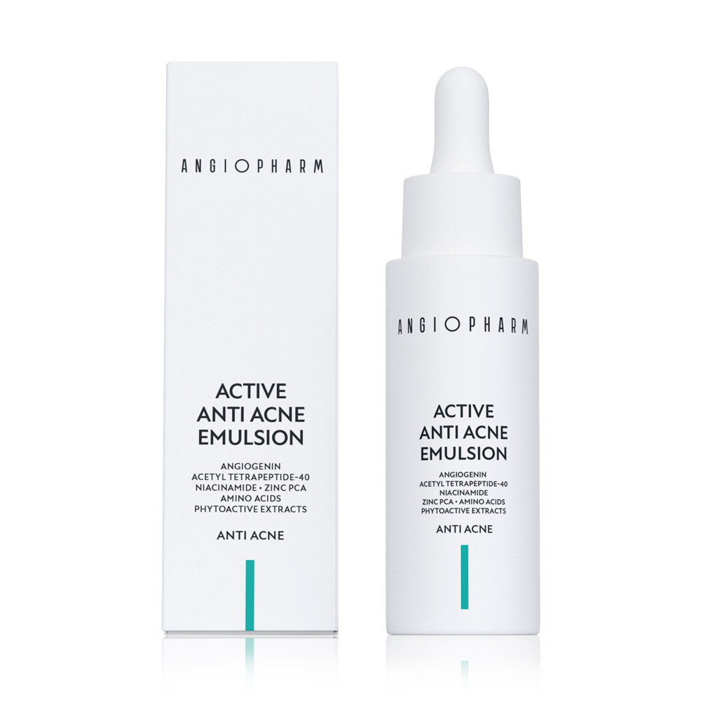 Активная эмульсия для проблемной кожи лица, 30 мл,  ANGIOPHARM