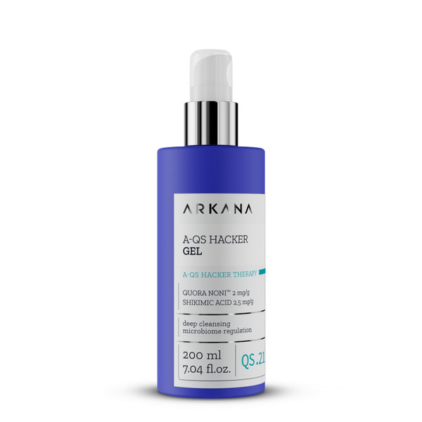 Гель очищающий для лица, регулирующий микробиом кожи ARKANA A-QS A-QS Hacker Gel, 200мл