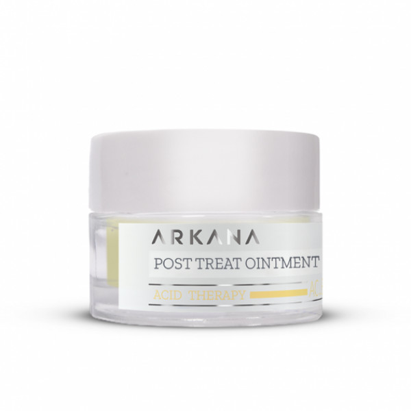 Post Treat Ointment - Специальный крем для защиты деликатных участков кожи лица от химического пилинга (родинки, невусы, уголки глаз) 15 мл, ARKANA
