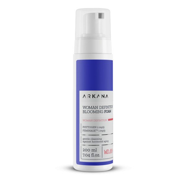 Woman Definition Blooming Foam - Очищающая пенка с фитоэстрагенами для лица, 200мл, ARKANA